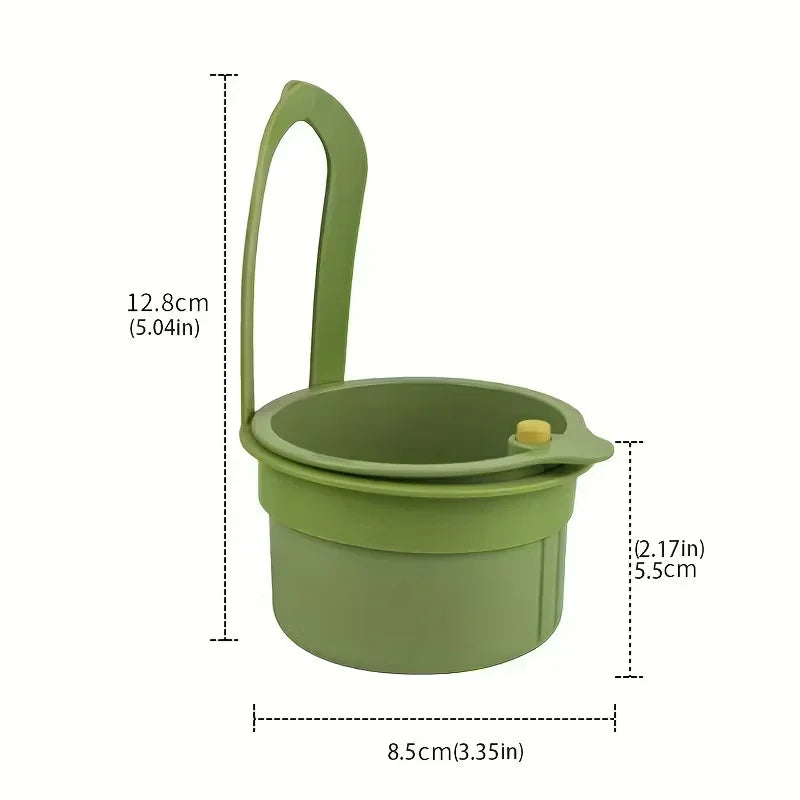 3-in-1 Press Drain Basket & Sink Organizer