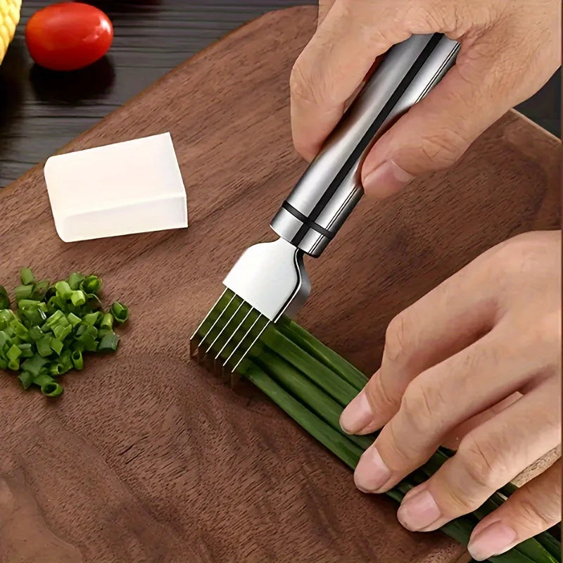 Stainless Steel Vegetable Chopper & Garlic Cutter