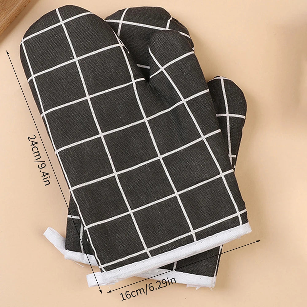 1pcs Kitchen Baking Gloves Microwave Oven Gloves High Temperature Resistant And Insulated Gloves Oven Gloves Heat-Resistant Glo