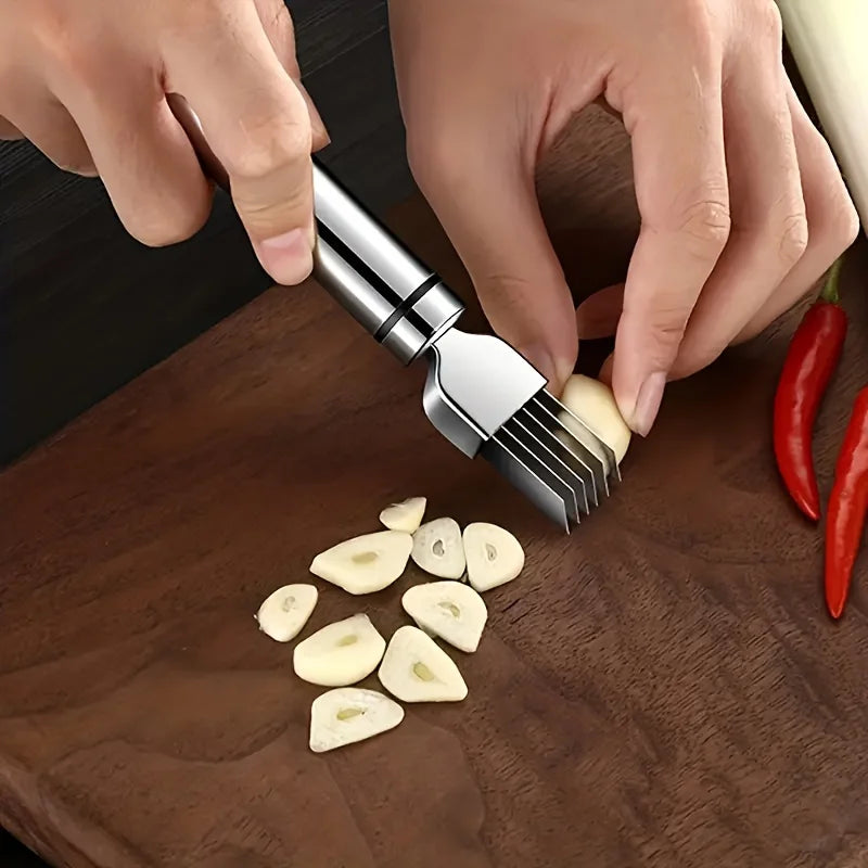 Stainless Steel Vegetable Chopper & Garlic Cutter